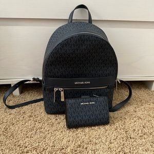 Michael Kors Kenly Bookbag and Wallet